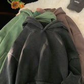 Men Sweatshirts Washed Hoody Vintage Streetwear Baggy Fashion Harajuku Female Casual Hoodies gotmes-shop