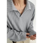 Voguable Soft Long Sleeve Casual Lapel Tee Shirt plus Size Men's Oversized Top Streetwear for Autumn Spring M-5XL voguable