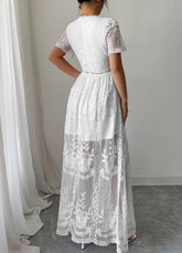 Voguable Fashionable and elegant temperament, deep V luxury dress, women's clothing, spring/summer new collection voguable