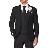 Voguable Classic Men's 3pcsTuxedo Suit Colorful Blazer Vest And Pants Set Single Button High-Quality Men's Costume for Formal Occasions voguable