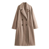 Autumn/Winter New Women's Wear New Fashion Casual Versatile Soft Loose Long Coat Coat Pbong