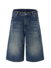 Streetwear Y2k Baggy Jeans Men's Vintage American Wide-leg Loose Calf-length Denim Pants Cotton Fashion Oversized Summer Shorts voguable