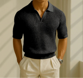 Men Shirt Solid Color Hollow Out Short Sleeve Summer Casual Men Clothing See Through Streetwear Fashion Male Shirts voguable