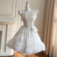 Fashion Women Dress Short Sleeve Strapless Lace Patchwork Female Summer Party Dresses New Tide 3QW1325 voguable