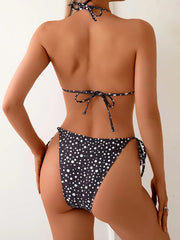 Voguable Push Up Bikini Sexy Women Swimsuit Swimwear Female Dot Brazil Bikini Set Beachwear Lace Bathing Suit Biquini Swimming Suit voguable