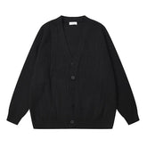 Voguable Knit Cardigan Male Korean Style Sweater Coat Men Old Money Autumn Winter Loose Casual Men's Long Sleeve Streetwear voguable