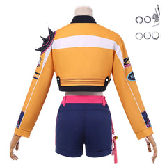 KPop Rumi Cosplay Costume Wig Women Girls Halloween Carnival Comic-con Party Role Playing Outfits voguable