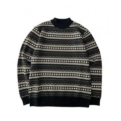 Winter Sweaters Men Slim Fit Warm Fashion Retro Knitted Pullovers Men Korean Casual Long Sleeved Sweaters Mens Jumper Clothes voguable