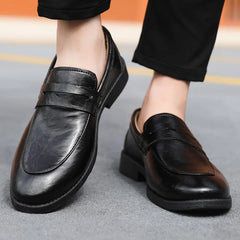 Voguable Lightweight Mens Loafers Summer Solid Color Round Toe Non Slip Comfort Casual Shoes Breathable Driving Office Black Beige voguable