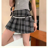Voguable Japanese Cute Mini Skirt Y2k Lolita Ruffles Lace Skirt Sweet Kawaii Preppy Style Women Subculture Chic Bow Design Skirt voguable