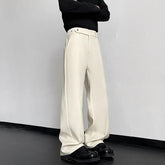 Black Suit Pants Men Fashion Society Mens Dress Pants Korean Loose Casual Wide Leg Pants Mens Office Formal Trousers M-3XL voguable