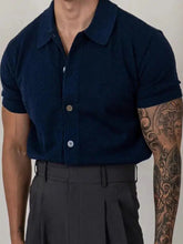 Voguable American Style Hard Man Silk Cotton Ice Silk Knitted Short Sleeve Shirt Breathable Muscle Men Slim Fit Summer T-Shirt voguable