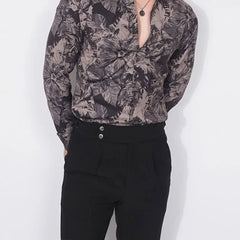 2024 KPOP Fashion Style Harajuku Slim Fit Ropa Hombre Loose Casual All Match Shirt Korean Style Pointed Collar Long Sleeve Blusa voguable