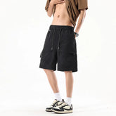 Voguable M-XXXXXL Plus Size Men Utility Cargo Shorts with Adjustable Drawstring - Comfortable & Stylish Casual Wear for Men 5XL 4XL 3XL voguable