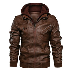 New Men's Leather Jackets Autumn Casual Motorcycle PU Jacket Biker Leather Coats Brand Clothing EU Size voguable