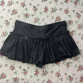 Voguable Aesthetic Satin Cute Skirt Punk Lace Harajuku White Y2K Bottoms Sweet Emo Girls Goth Casual Fairy Sexy Cute Princess Cake Skirts voguable