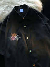 Harajuku Stars Y2K Shirt Women Loose Vintage Streetwear Bf Hip Hop Blouse Oversize Gothic Casual Short Sleeve Summer Tops voguable