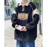 Voguable Male Clothes Sweatshirts T Polo Shirts for Men Baggy Tops Graphic Embroidery Waffle Funny Social Fashion Trends 2024 Full Sleeve voguable