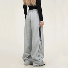 Y2K Streetwear Cargo Pants Women High Waist Baggy Oversize Parachute White Sweatpants Ladies Korean Hip Hop Wide Leg Joggers voguable