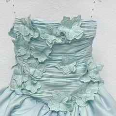 Fashion Folds Dress Women's Sleeveless Strapless High Waist Slim A Line Dresses 2025 Summer New Tide 3QW1366 voguable