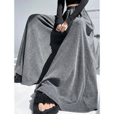 Voguable Women Autumn Winter New Solid High Waist Oversize Pants Lazy Wind Elastic Band Multicolor Soft Tender Daily Casual Trousers voguable