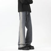 Jeans men New Jacquard Fabric Denim Trousers man Straight Leg Long Pants Autumn Classic Style Casual Jeans for Men Wholesale voguable