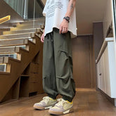 Voguable S-XXXL Techwear Drawstring Elastic Waist Punk Jogger Harem Pants Streetwear Casual Stretwear Summer Trousers for Men Clothing voguable