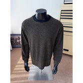 Autumn Knitted T-shirt Men Fashion Casual Long Sleeve T-shirt Men Streetwear Korean Loose Round Neck T Shirt Mens Top M-3XL voguable