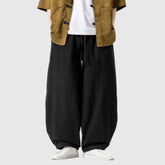 Voguable New Arrival Men Casual Pants High Street Cross Pants Cotton Chinese Style Streetwear Male Harem Trousers voguable