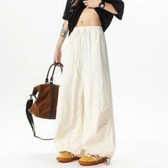 Unisex Pants Wide Leg Athletic Lounge Pants Spring Summer Lightweight Stretch Waist Casual Sportswear Joggers Loose Thin Comfort voguable