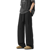 Voguable Men's Trousers New Spring/summer Loose Straight-leg Casual High-waisted Wide-leg Pants voguable