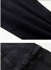 Voguable Men's Loose-fit Straight-leg Jeans Durable and Washable Men's Denim Trousers for Men Perfect Gift for Boyfriends and Husbands voguable