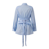 Voguable y2k Women Tops Fairycore Clothing Solid Color Turn Down Collar Long Sleeve Button Up Blouse Shirts 2000s Streetwear voguable