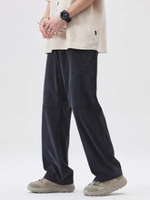 Summer Light&Thin Men's Pants Straight Loose Sweatpants Soft Lyocell Fabric Husband Home Casual Wide Leg Long Baggy Trousers voguable