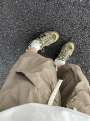 Men's shorts summer new American retro large pocket workwear quick-drying casual loose thin section knee-high trend y2k tops emo voguable