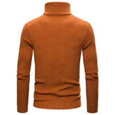 Autumn and Winter Men's Turtleneck Sweater Male Version Casual All-match Knitted Sweater voguable