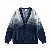 Autumn Winter KPOP Fashion Style Harajuku Slim Fit Tops Loose Casual All Match Knitwear Cardigan V Neck Long Sleeve Sweaters voguable