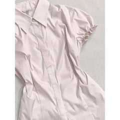 Voguable Sweet Vintage Slim All-match Ropa Mujer Minority New Casual Elegant Shirt Trendy Hot Sell Simple Solid Office Lady Blusas voguable