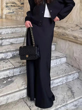 Summer Satin High Waist Long Skirt Female Slim Patchwork Fashion Elegant Streetwear Casual Solid Maxi Skirt Clothes voguable