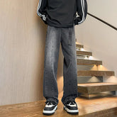 2025 New Big boy Jeans for Men Streetwear Baggy Jeans Large size Patchwork Denim Leisure Simple Dime Pants Women Jeans Hot jean voguable