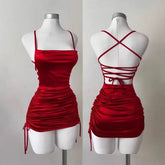 Voguable Hot European and American models new - dress summer high-end lace sexy backless suspender hot girl bag hip skirt and voguable