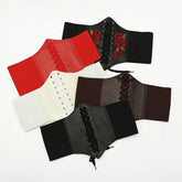 Voguable Embroidery Elastic Belts for Women Fashion Vintage Shaper Belt Waistband Tight Cummerbunds Elegant Slimming Corset Women Clothes voguable