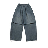 Blue Baggy Jeans Men Casual Hip-hop Vintage Fashion High Street Cool Personality American Style Simple College Youthful Джинсы voguable
