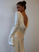 Elegant Christmas Evening Dress Women Long Sleeve Dress Bodycon Max Female Vestidos High Grade Satin Party Club Clothing voguable