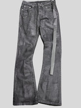 Voguable New Hand Brushed Wax Coat Slim Fit Casual Jeans Dark Style Pure Handmade Stackable Wear Resistant Harlan Pants for Teens voguable