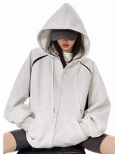 American Y2K Hoodies Women Long Sleeve Loose Streetwear Vintage Sweatshirts Hip Hop Oversize Fall Bf Harajuku Patchwork Top voguable