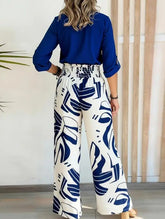 Voguable Autumn/Winter New Women's Fashion Elegant Style Versatile Coat Pants Two Piece Set Women's Clothing voguable