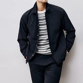 2024 Autumn Korean Fashion Solid Color Business Casual Mens Jacket Simple Japanese New Lapel Loose Buttons Short Coats Men voguable