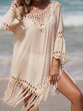 Voguable Bohemian Handmade Crochet Fringe Party Dress Dance Wear Sexy Hot Summer Pareo Short Dresses Ladies Fringe New In voguable