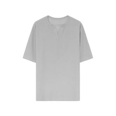 New Men Waffle Short Sleeve Fashion V-neck Loose Solid color T-shirt Cool Lightweight Casual Fitness Trends T Shirts 3 Colors voguable